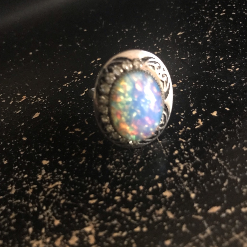 Mariel Opal Sterling Silver Ring
